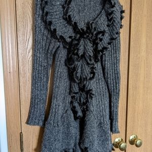 Lars xl black and grey sweater